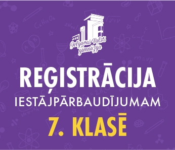 7. kla&scaron;u reģistrācija iestājpārbaudījumam