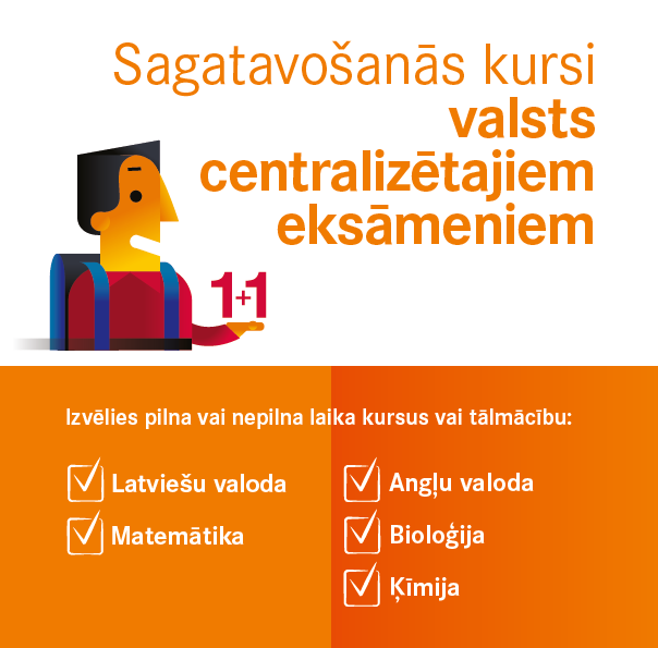 RSU organizē sagatavošanās kursus centralizētajiem eksāmeniem