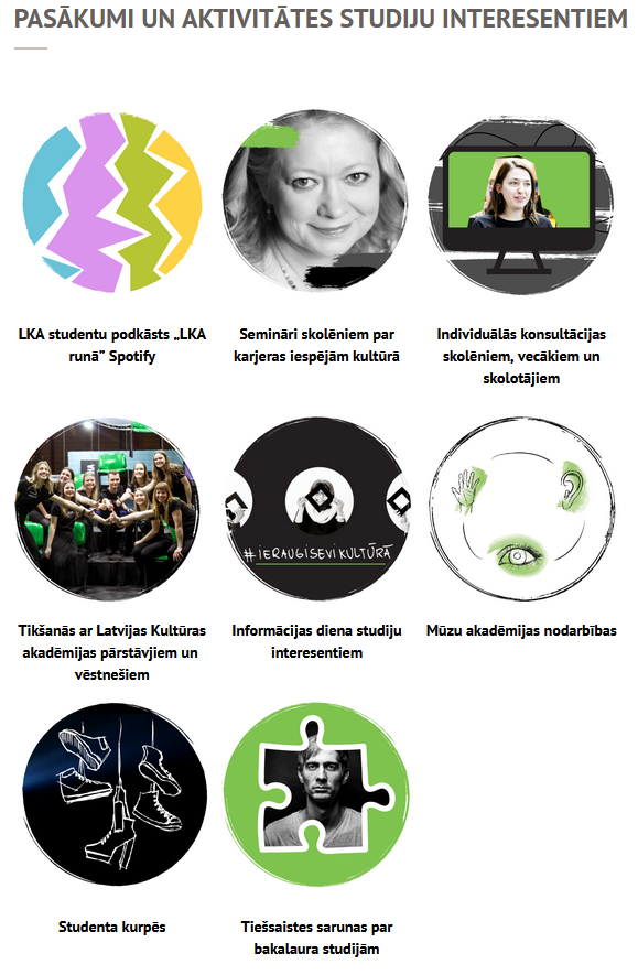 Latvijas Kultūras akadēmija piedāvā