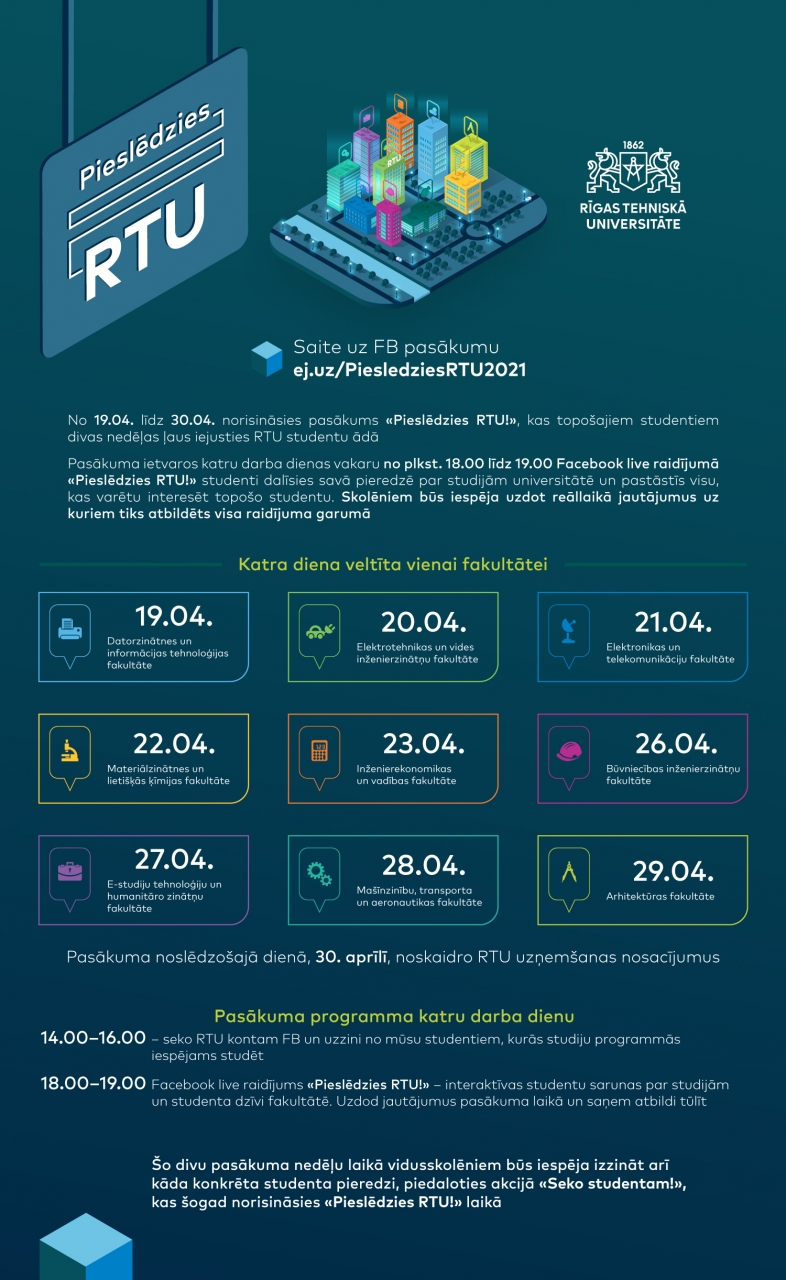 Piedalies pasākumā “Pieslēdzies RTU”!