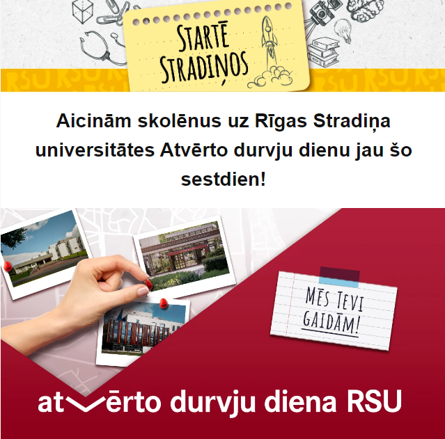 Rīgas Stradiņa universitātes atvērto durvju diena