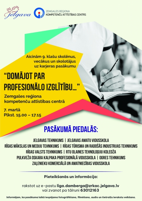 Domājot par profesionālo izglītību…