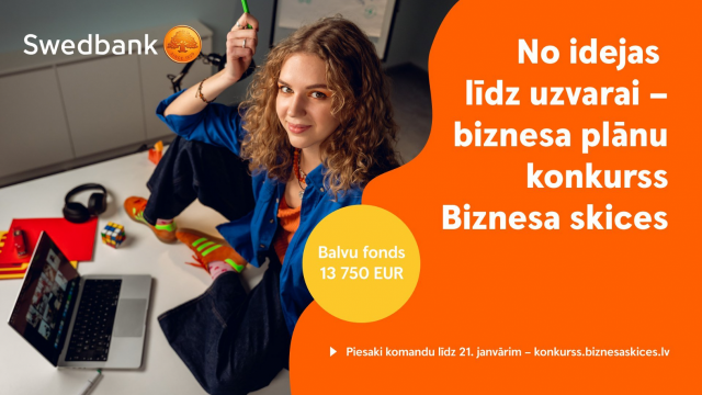 Swedbank konkurss Biznesa skices