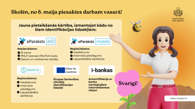 Darbs vasaras brīvlaikā