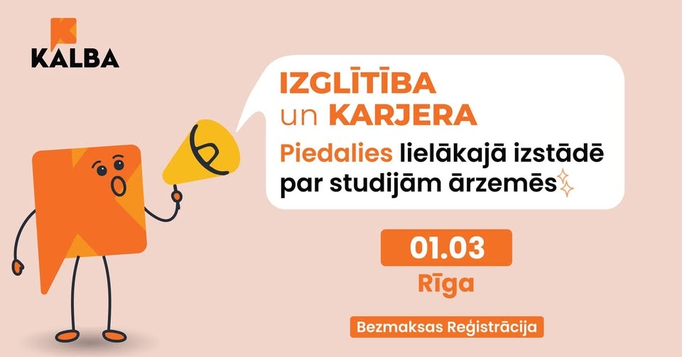 Izstāde par augstāko izglītību ārzemēs IZGLĪTĪBA un KARJERA