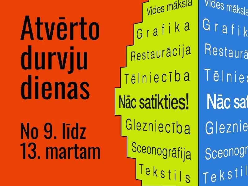 NĀC SATIKTIES! ATVĒRTĀS DURVIS LMA