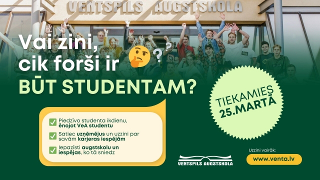 Ventspils Augstskolas Karjeras diena 2026