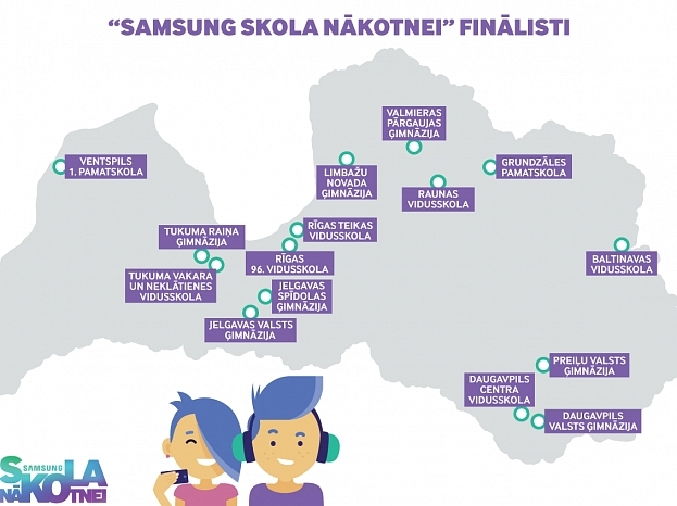 Samsung Skola nākotnei “finālistu paziņošana”