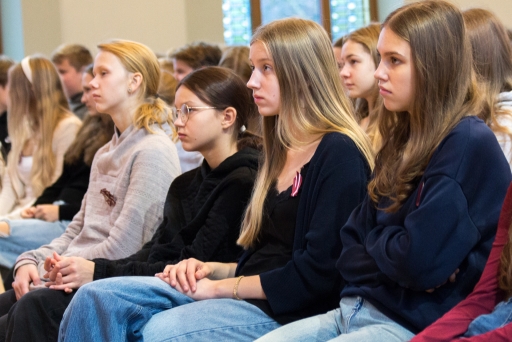 Muzikāla nodarbība "Lāčplēša diena" Latvijas Skolas somas ietvaros.