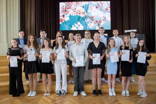Olimpiāžu uzvarētāju apbalvošana