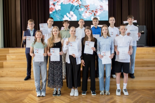 Olimpiāžu uzvarētāju apbalvošana