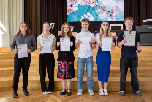 Olimpiāžu uzvarētāju apbalvošana