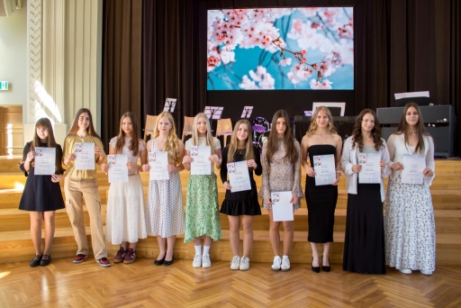 Olimpiāžu uzvarētāju apbalvošana