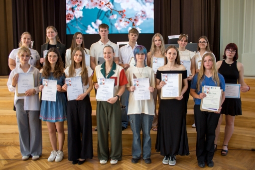 Olimpiāžu uzvarētāju apbalvošana