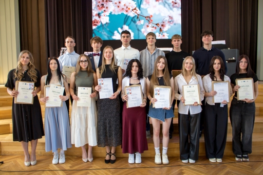 Olimpiāžu uzvarētāju apbalvošana