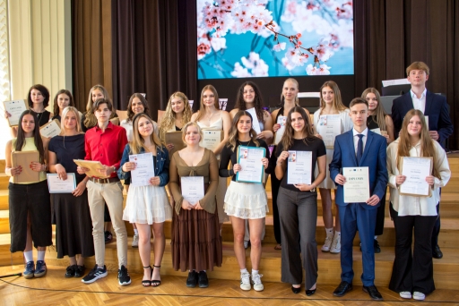 Olimpiāžu uzvarētāju apbalvošana