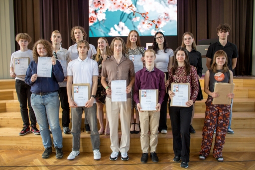 Olimpiāžu uzvarētāju apbalvošana