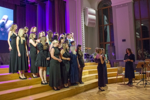 Žetonu vakars 12. kla&scaron;u skolēniem