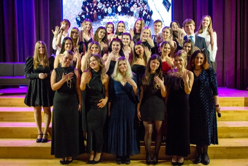 Žetonu vakars 12. kla&scaron;u skolēniem