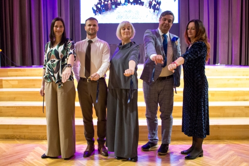 Žetonu vakars 12. kla&scaron;u skolēniem