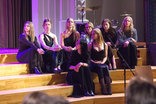 Žetonu vakars 12. kla&scaron;u skolēniem