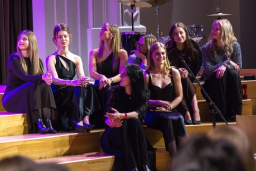 Žetonu vakars 12. kla&scaron;u skolēniem