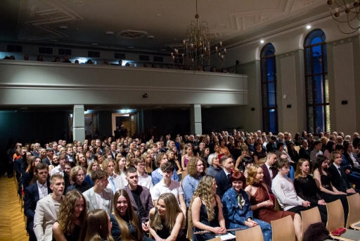 Žetonu vakars 12. kla&scaron;u skolēniem