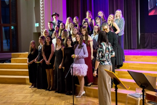 Žetonu vakars 12. kla&scaron;u skolēniem