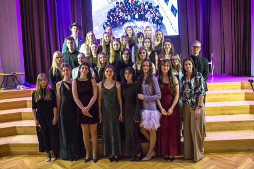 Žetonu vakars 12. kla&scaron;u skolēniem