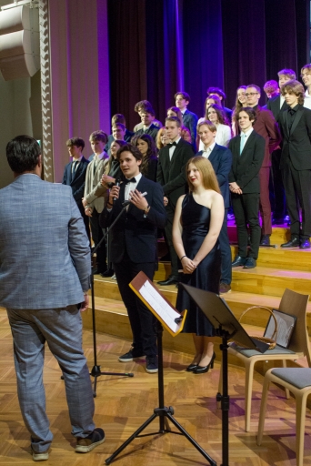 Žetonu vakars 12. kla&scaron;u skolēniem