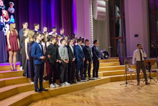 Žetonu vakars 12. kla&scaron;u skolēniem