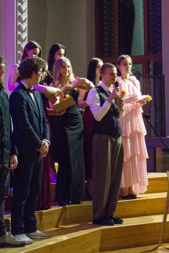 Žetonu vakars 12. kla&scaron;u skolēniem