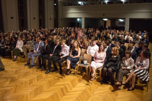 Žetonu vakars 12. kla&scaron;u skolēniem