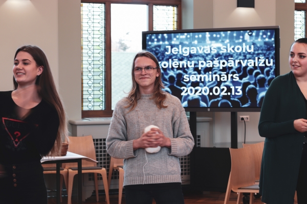 Jelgavas skolu skolēnu pašpārvalžu seminārs 2020