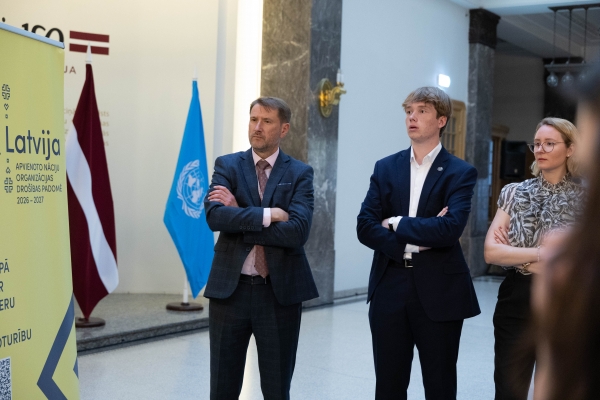 Skolēni aktīvi iesaistās Latvijas ANO Jauniešu delegātu programmā