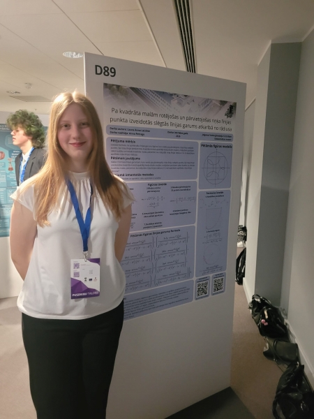Lepojamies ar panākumiem Latvijas skolēnu 50. zinātniskās pētniecības darbu valsts konferencē