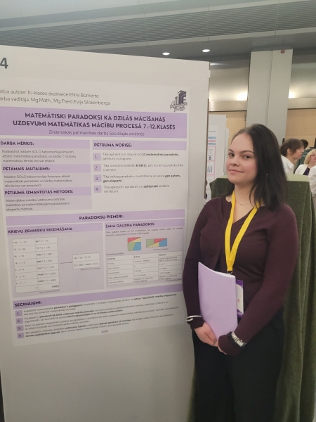 Lepojamies ar panākumiem Latvijas skolēnu 50. zinātniskās pētniecības darbu valsts konferencē