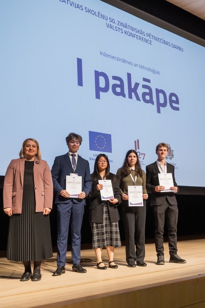 Lepojamies ar panākumiem Latvijas skolēnu 50. zinātniskās pētniecības darbu valsts konferencē