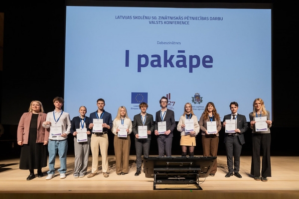 Lepojamies ar panākumiem Latvijas skolēnu 50. zinātniskās pētniecības darbu valsts konferencē