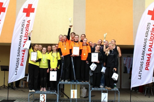 2. vieta Latvijas pirmās palīdzības sacensībās