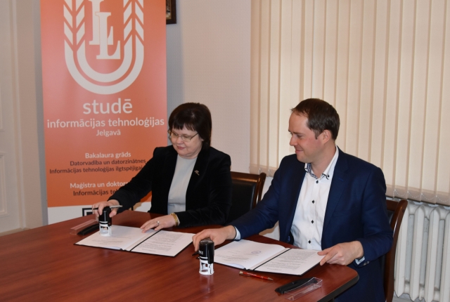 ITF noslēdz sadarbības līgumu ar Jelgavas Valsts ģimnāziju