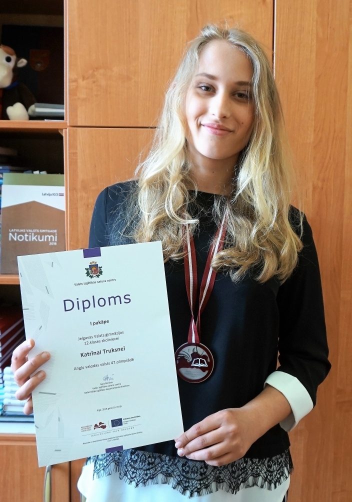 Angļu valodas valsts 47. olimpiādes laureāte