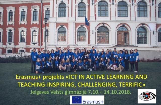 Erasmus+ projekta sanāksme Jelgavas Valsts ģimnāzijā