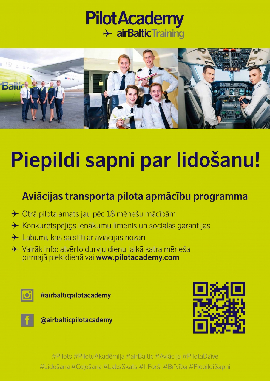 airBaltic Training Pilot Academy