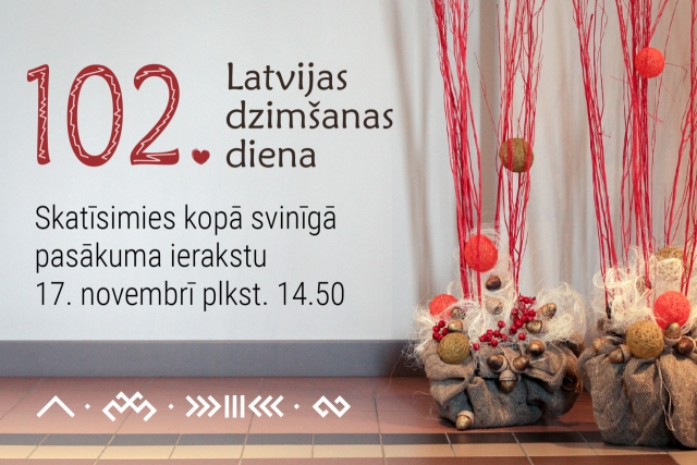 Video saite tiks publicēta šeit 17. novembrī. Video saite tiks publicēta šeit 17.novembrī.