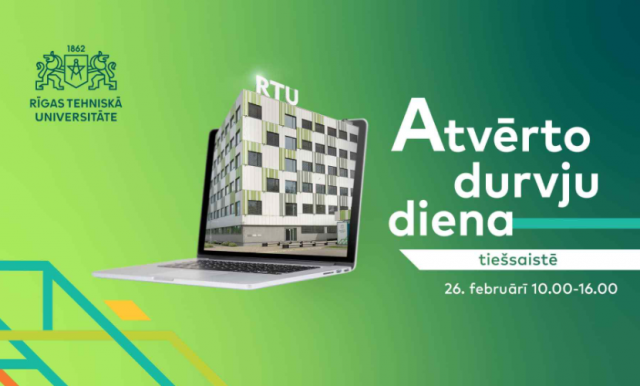 RTU ATVĒRTO DURVJU DIENA TIEŠSAISTĒ