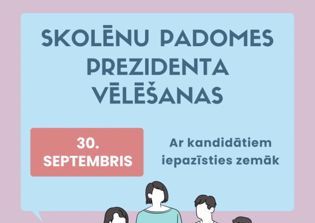 Skolēnu padomes prezidenta vēlēšanas