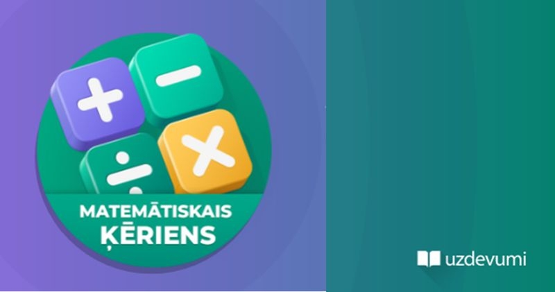 Uzdevumi.lv konkurss "Matemātiskais ķēriens"