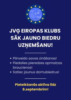 Eiropas kluba jauno biedru uzņemšanu