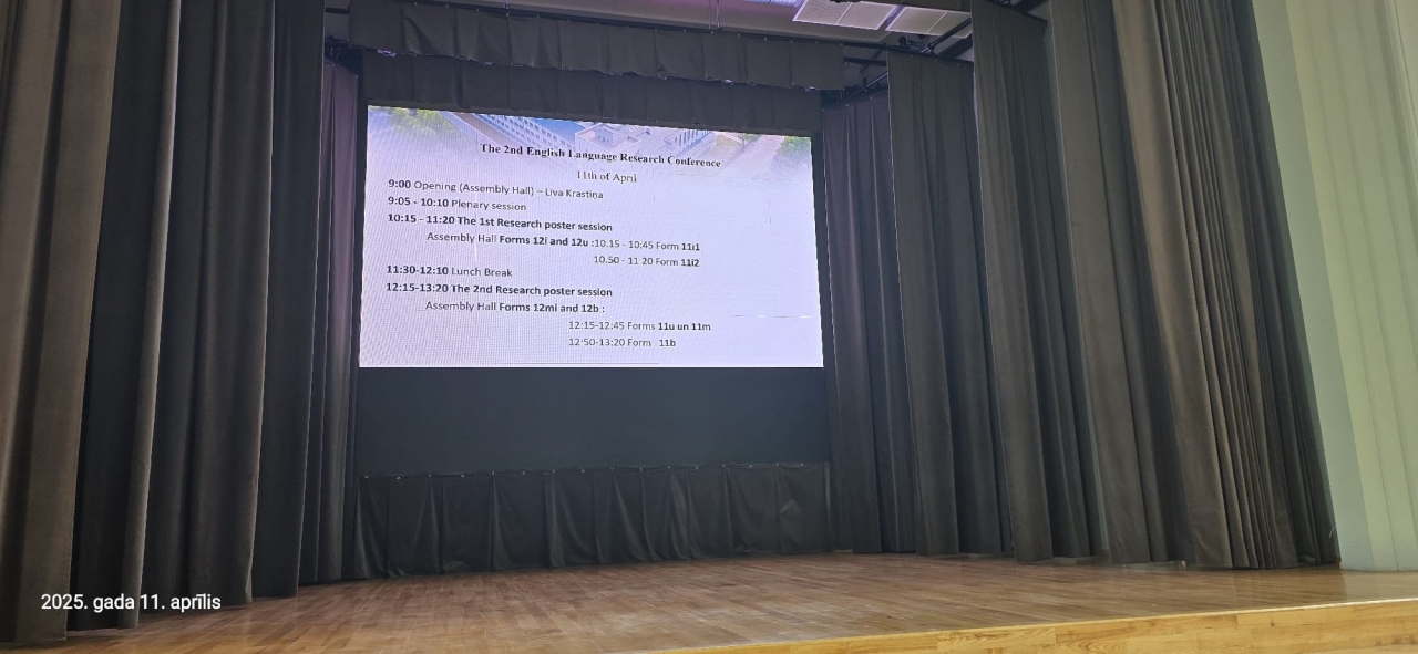 Angļu valodas pētniecisko darbu 2. konference.